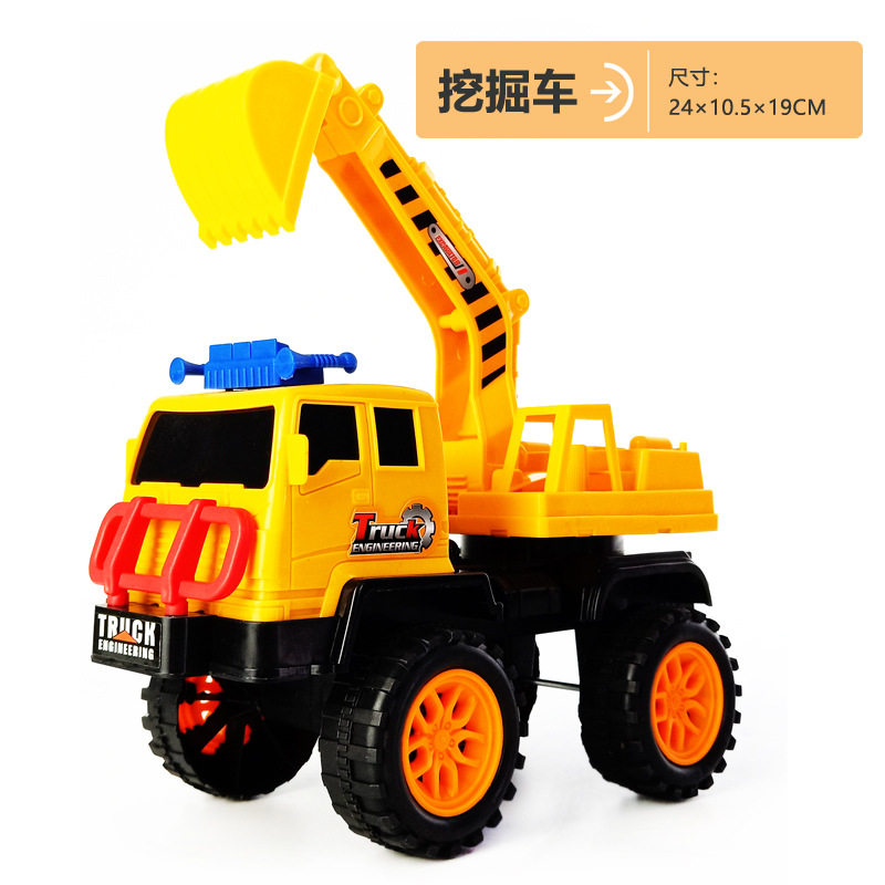 Nuevos productos infantiles excavadora juguetes para niños deslizante agitación camión de ingeniería excavadora al por mayor