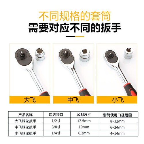 Auto repair tool set ratchet quick socket wrench car repair hardware tool box multi-functional set