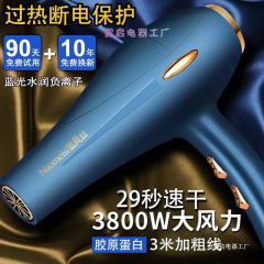 諾美糸ドライヤー家庭用3800大風力ヘアサロン大出力理髪店5000マイナスイオンヘアケア