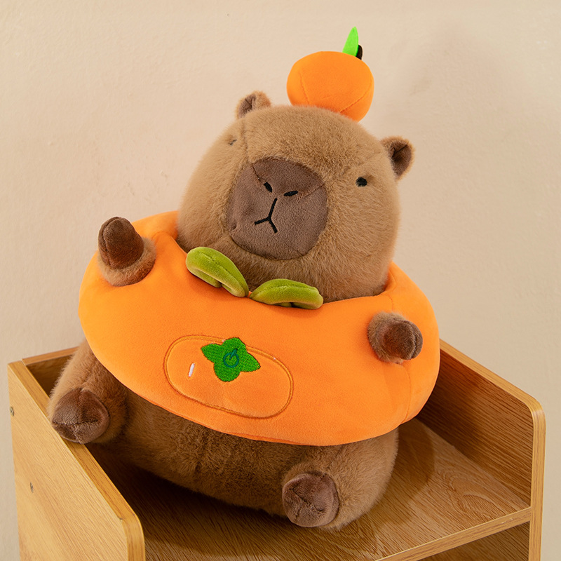 새로운 감 RUYI CAPYBARA 봉제 인형 동행 소녀 인형 생일 선물 침대 장식품 잠자는 베개