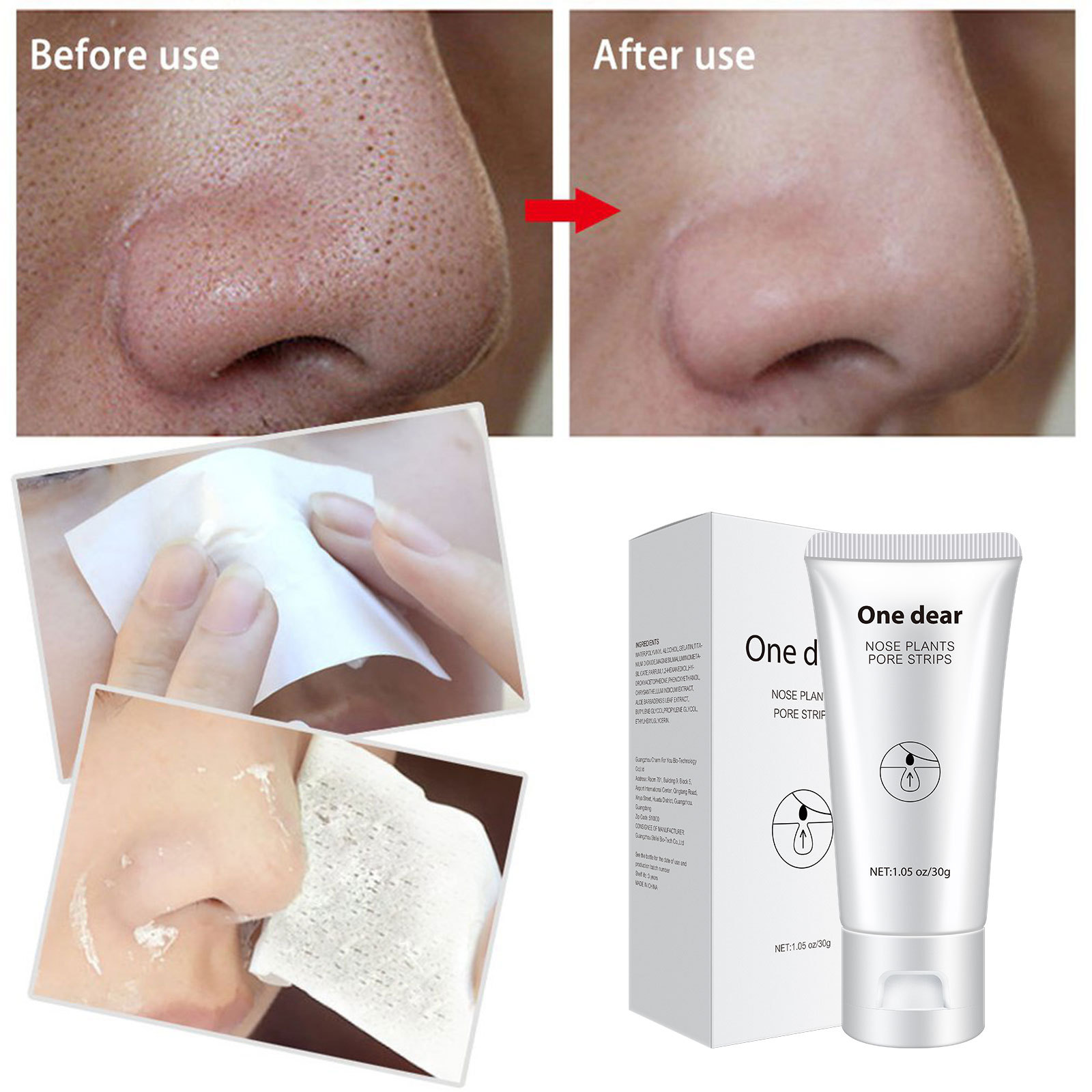 70g Weight Nose Mask Type Of Cosmetics Plastic Material Solid Color Pattern Casual Style Nose Mask Solid Color Personal Care Skin Care 1