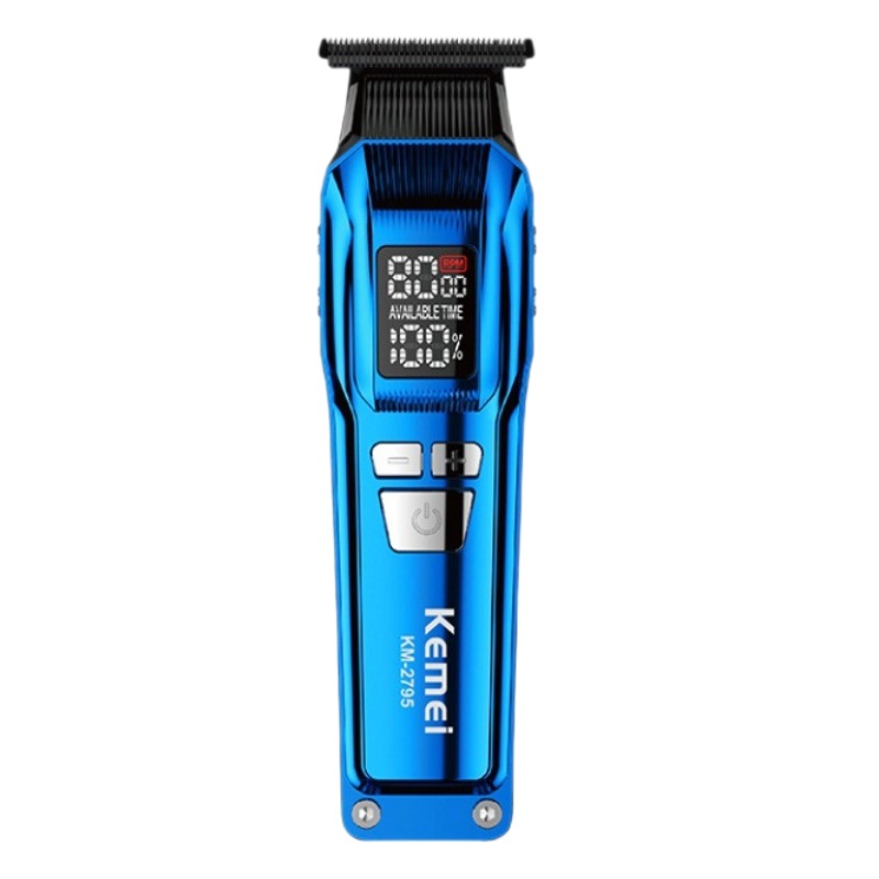 Kemei/KEMEI nueva cortadora de sienes de gran venta, cortadora de cabello con pantalla digital, cortadora de grabado, cortadora eléctrica, cortadora eléctrica