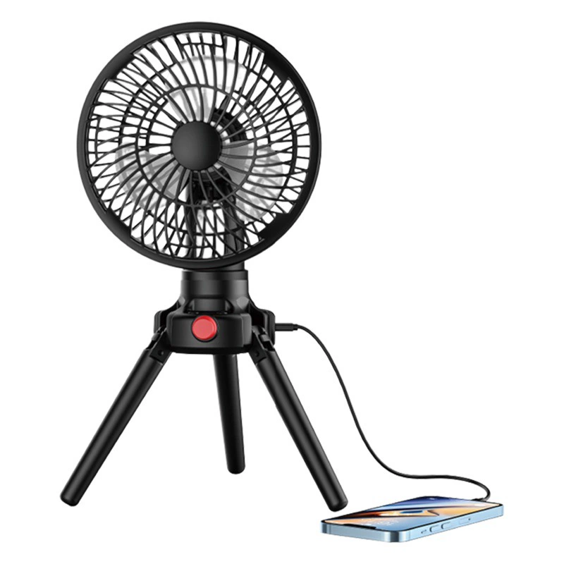 Штатив для кемпинга Настольный многофункциональный небольшой вентилятор трансграничный новый уличный вентилятор большой емкости для зарядки вентилятора