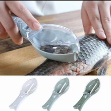 帶蓋子實用魚鱗刨殺魚手動刮魚鱗器工具家庭廚房小工具刨刀去鱗刀