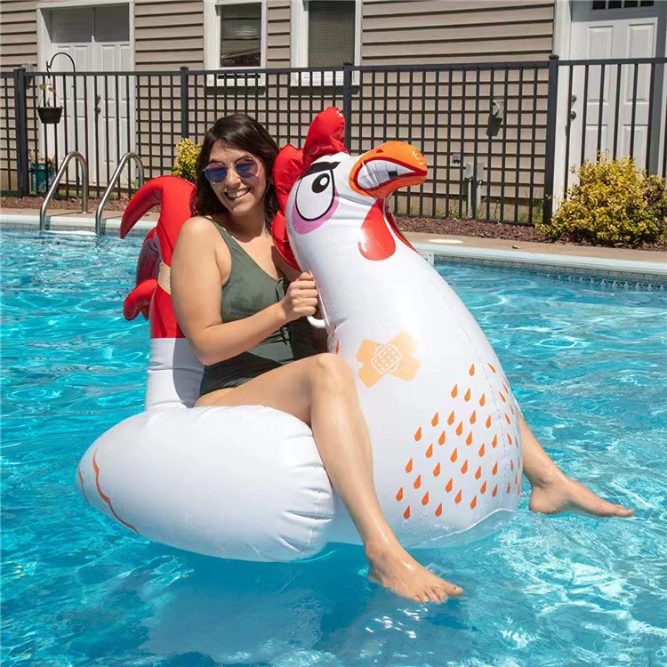 Фабрика ПВХ надувной плавающий взвод надувной большой петух плавающий взвод воды развлечения петух водная гора