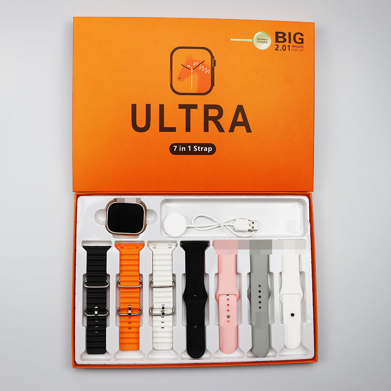 7In1Ultra Smart Watch Huaqiangbei S9 Set Box with 7 Straps Factory Direct Sales 7-in-1 Smart Watch