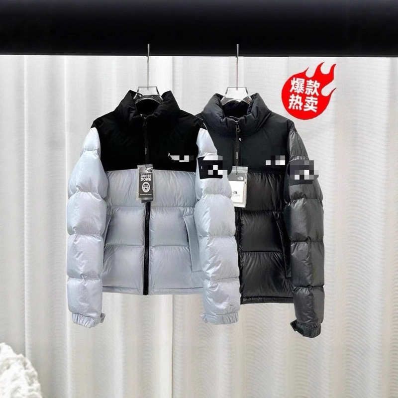 New Putian American Version of North Face Large Plaid down Jacket Thickeneded Autumn and Winter Windproof and Rainproof Warm Jacket for Men and Women Couples New Putian American Version of North Face Large Plaid down Jacket Thickeneded Autumn and Winter Windproof and Rainproof Warm Jacket for Men and Women Couples