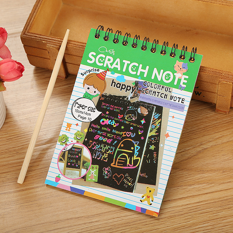 Libro de Pintura Mágica para Raspar Papel para Niños y Jardín de Infancia image 14