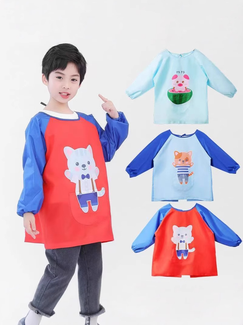 Children's waterproof eating bib