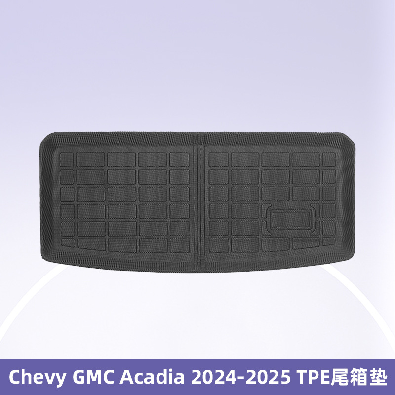 Aplicable para Chevy GMC Acadia 2024 - 2025 TPE Foot Pads 3D All Weather Foot Pads Backpack Pads