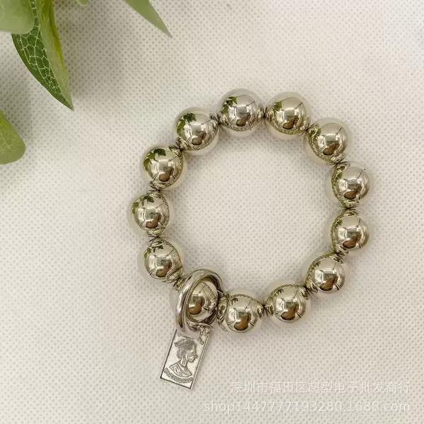 Silver Hanging Ring Tie Tie+Transparent Card
