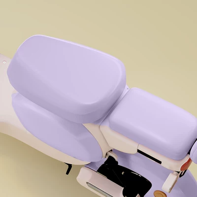 and Sun-Proof Seat Cover, 5 New, Electric car cushion - new-national-standard-front-seat-rear-seat-light-purple-m-size