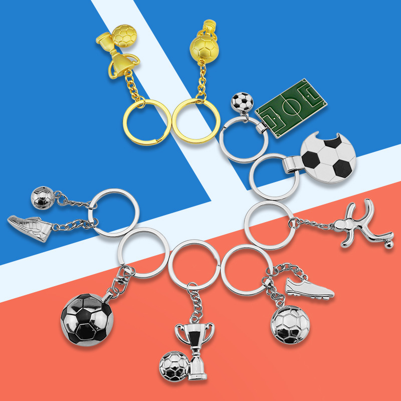 World Cup Football Keychain Hanging Ornaments Football Activity Gift Bag Key Chain Car Pendant Fashion Souvenir