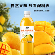 饮料贴牌顶真芒果复合果蔬汁100%一升大瓶装果汁饮料商超食堂饮品