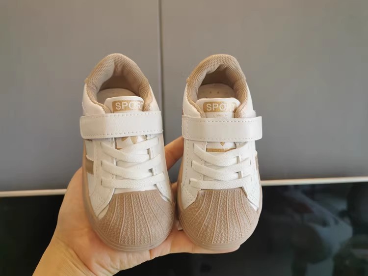 Frühling Herbst Walking Kindergarten Weiß Baby Kleine kinder Bord Schuhe Jungen und Mädchen Sport_voghion.com