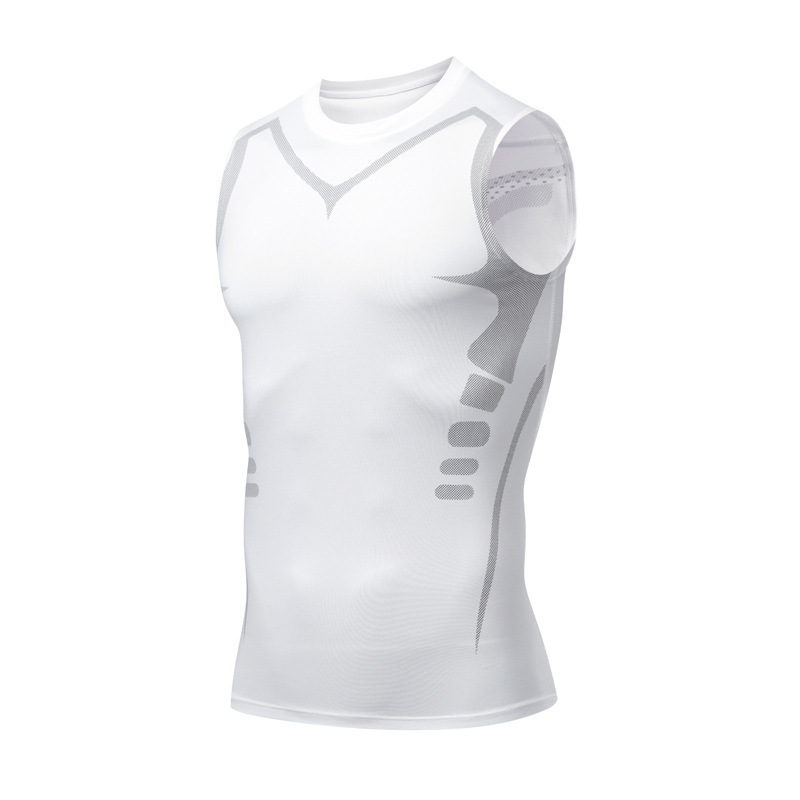 chaleco deportivo de mangas cortas y largas de baloncesto apretado de hombre base deportiva de secado rápido transpiración entrenamiento de fitness ropa de entrenamiento