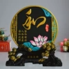 19.2 cm diameter pane and + pine branch bracket