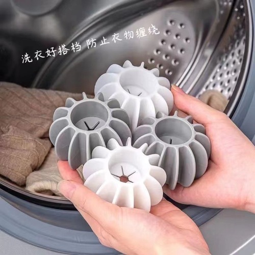 Silicone laundry ball, anti-winding artifact for washing machines, universal magic decontamination, anti-knotting, special anti-winding ball for laundry