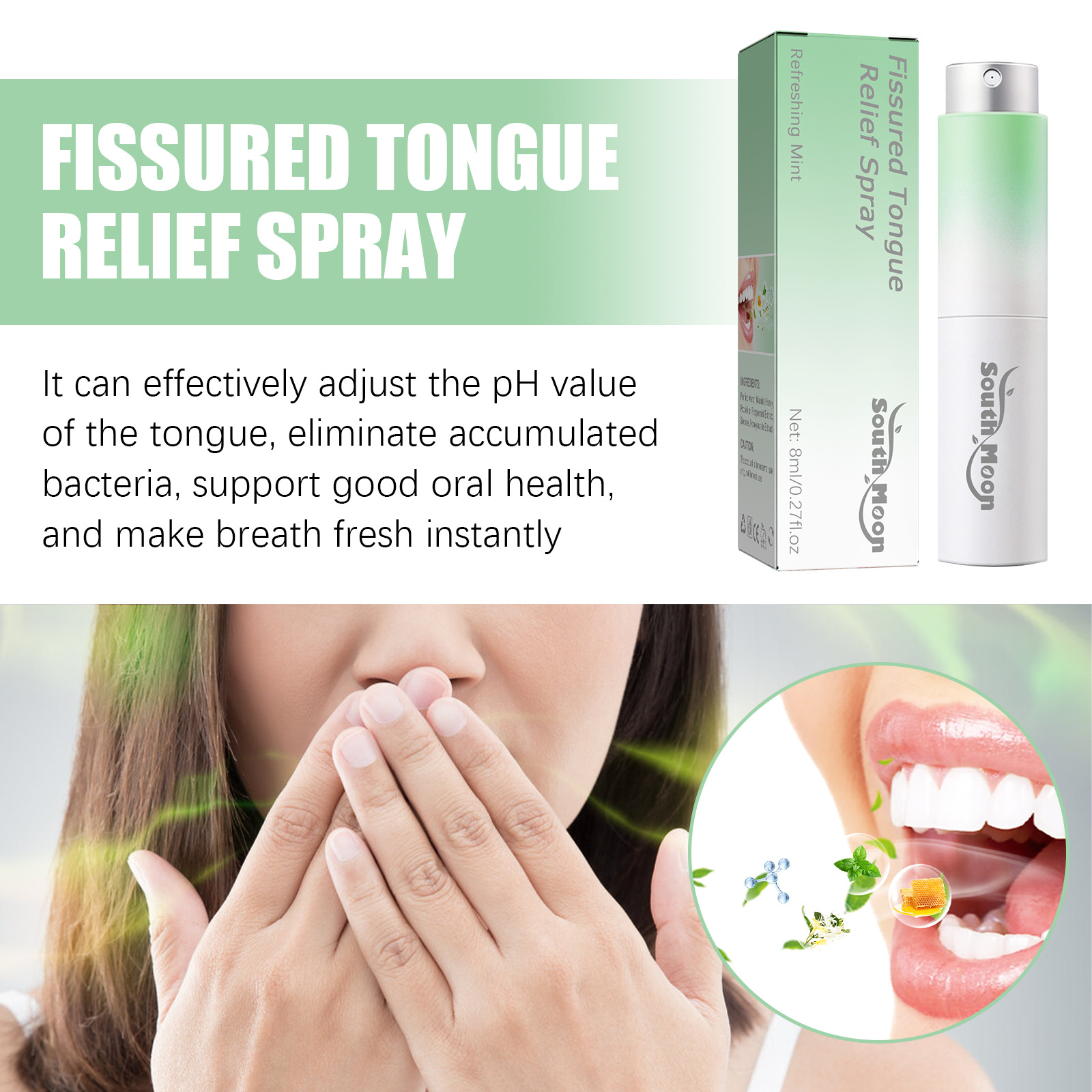 Leevendab lõhenenud keelt, värsket hingeõhku ja lõhna eemaldavat suusprei_voghion.com