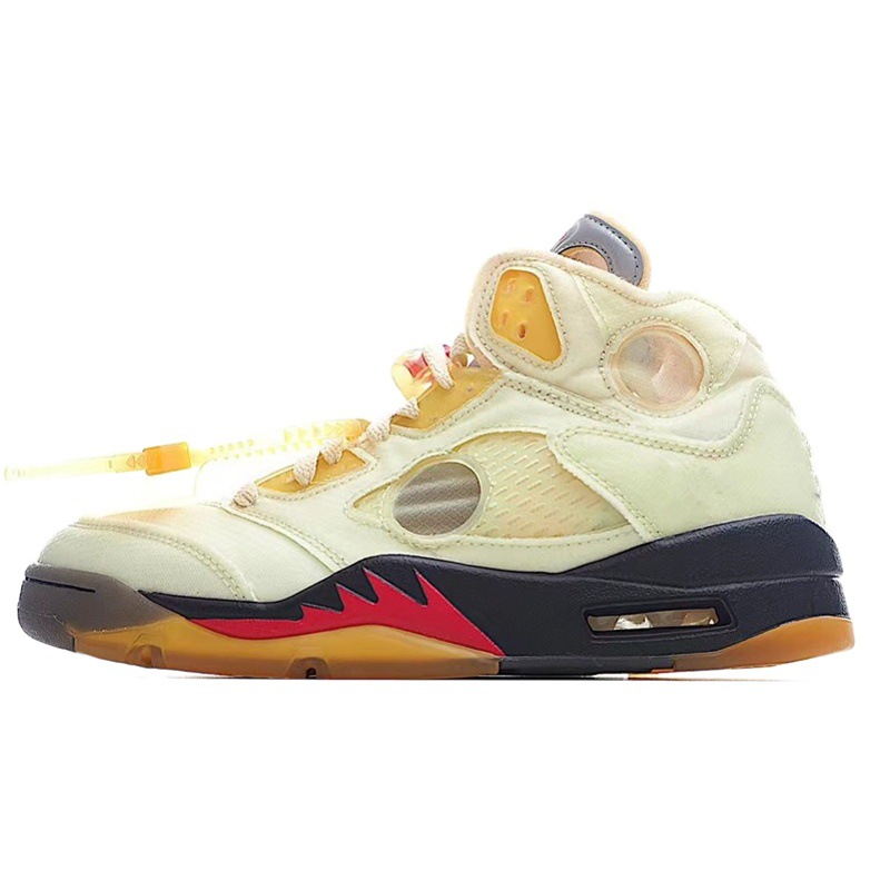 Putian zapatos puro original AJ5 zapatos de baloncesto de combate alas de cigarra negro vela blanca Hielo Azul Rojo amarillo Pato Mandarín veneno aj6 zapatilla de deporte