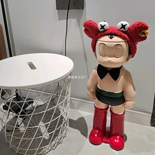 Astro Boy Tissue Box Creative Ornaments Cartoon Piggy Bank Restaurant Toilet Paper Living Room Bedroom Decoration Accessories Low