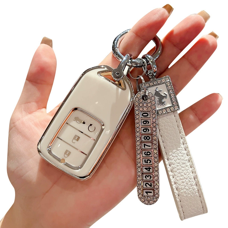 Подходит для чехла ключа Honda Accord (10-е поколение), Civic, Crown, Road Haoying, UR-V, Yingshipai, CR-V, Xiangyu, Lingpai — корпус с застежкой