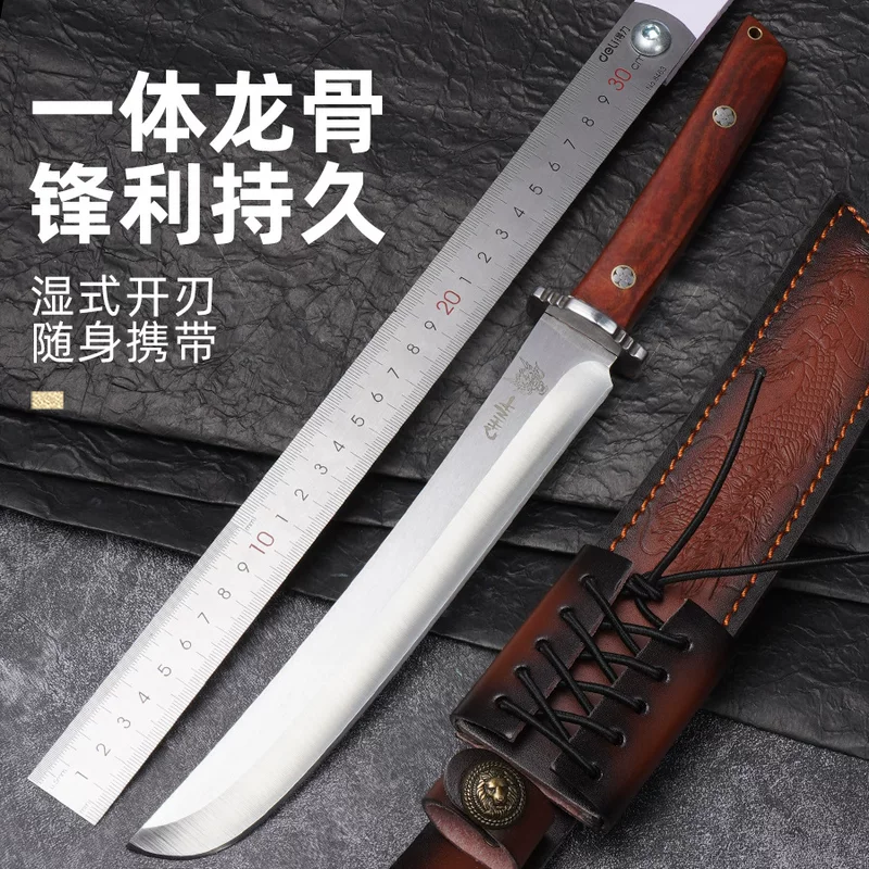 Фабричная прямые продажа outdoor нож клинок Чай Ин Ying Ying восхождение гора рыбалка Один дракон кость дикий развод меч высокая твердость резки мясного ножа