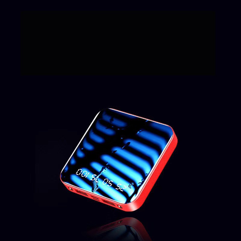 Capacidad compacta y conveniente para cargar el tesoro multicolor 30000 mAh mini fuente de alimentación móvil al aire libre pantalla cuadrada en stock