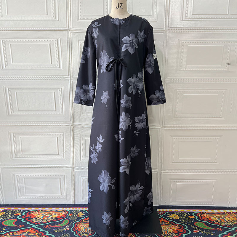 Affordable Luxury Style Simple Graceful Elegant Slimming Elegant Flowers Outer Batch Trench Coat