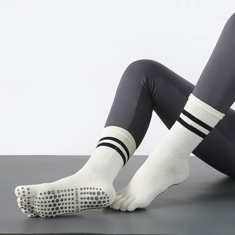 Непр-slip demi-season high boots for yoga for training, for running