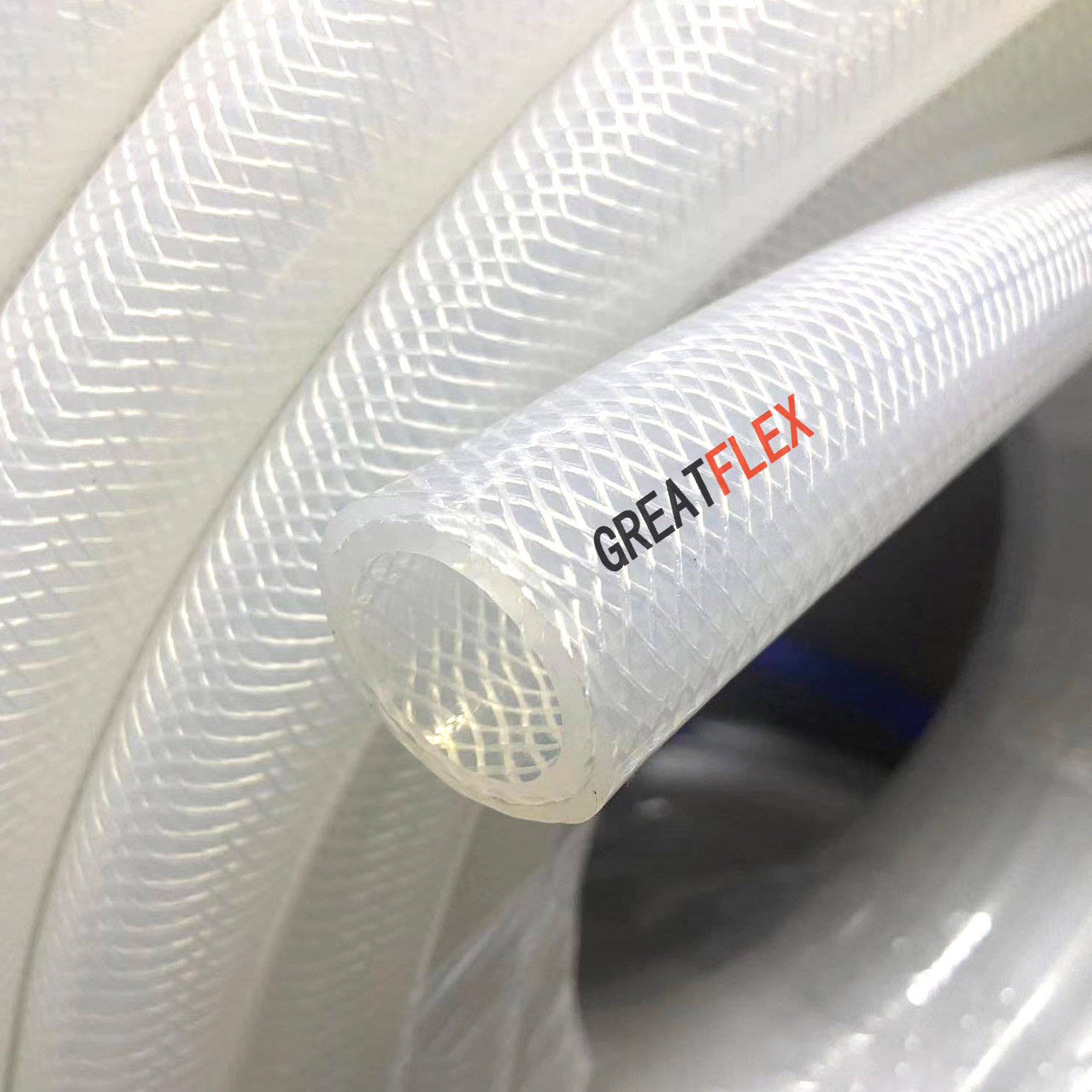 GREATFLEX药品级硅胶管透明卫生级编织管厂家BP20