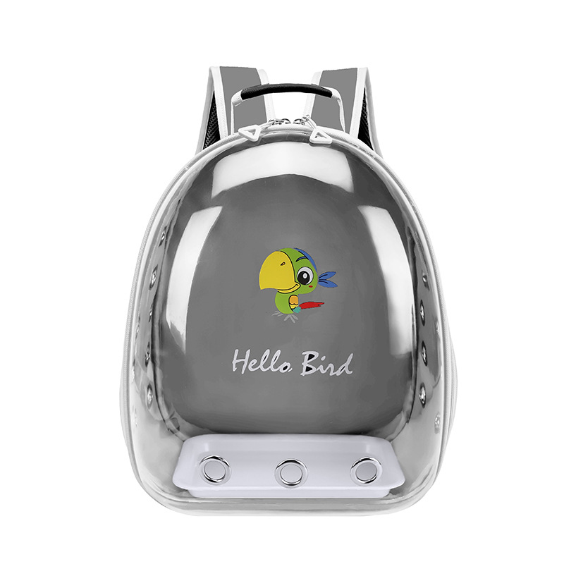 Mochila Transportadora para Loros de Tela Oxford Transparente Portátil para Exteriores image 14