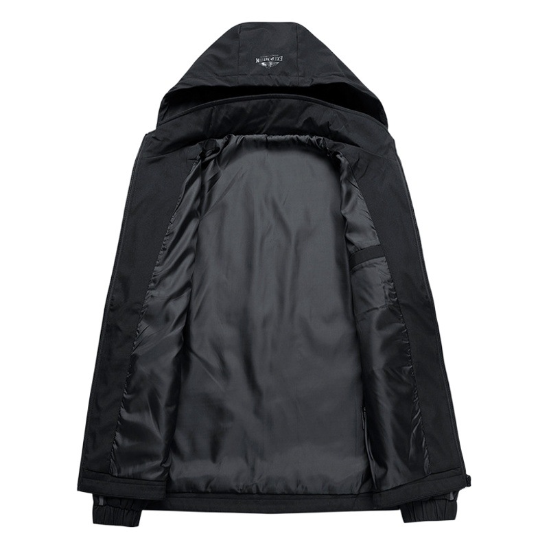 Abrigo de hombre primavera y otoño nueva marca de moda con capucha chaqueta suelta estilo hong kong estilo japonés color sólido suelto casual todo a juego superior