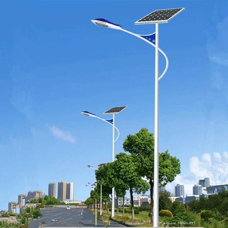 Солнечный 6 м уличный фонарь высокий полюс лампа светодиодный новый сельский Открытый Солнечный дорожный светильник домашний двор квадратный светильник
