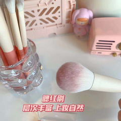 12支假日化妝刷套裝超柔軟眼影散粉腮紅遮瑕刷假日系列套刷