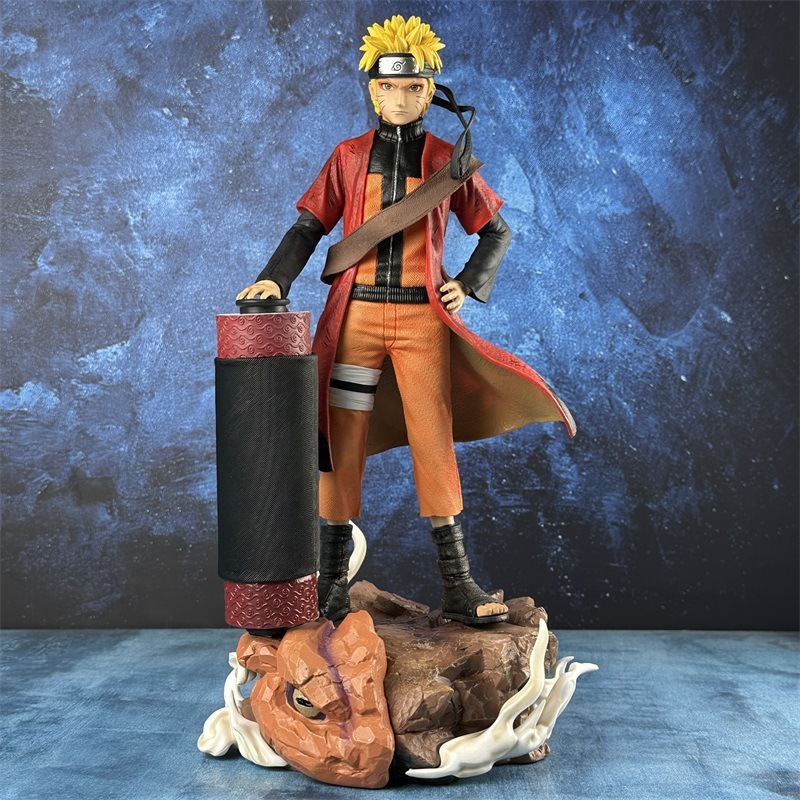 ナルトシリーズステージスクロールナルステージ呪印サスケ共鳴アニメーションフィギュア装飾品卸売|undefined