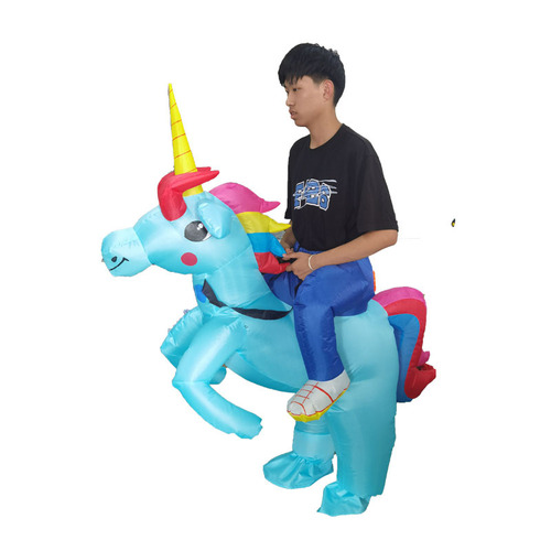 Cross-border new Halloween funny dinosaur costume for party performance, play funny Tyrannosaurus Rex inflatable outfit