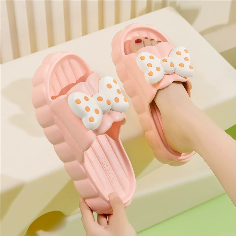 Summer cute non-slip slippers with bow