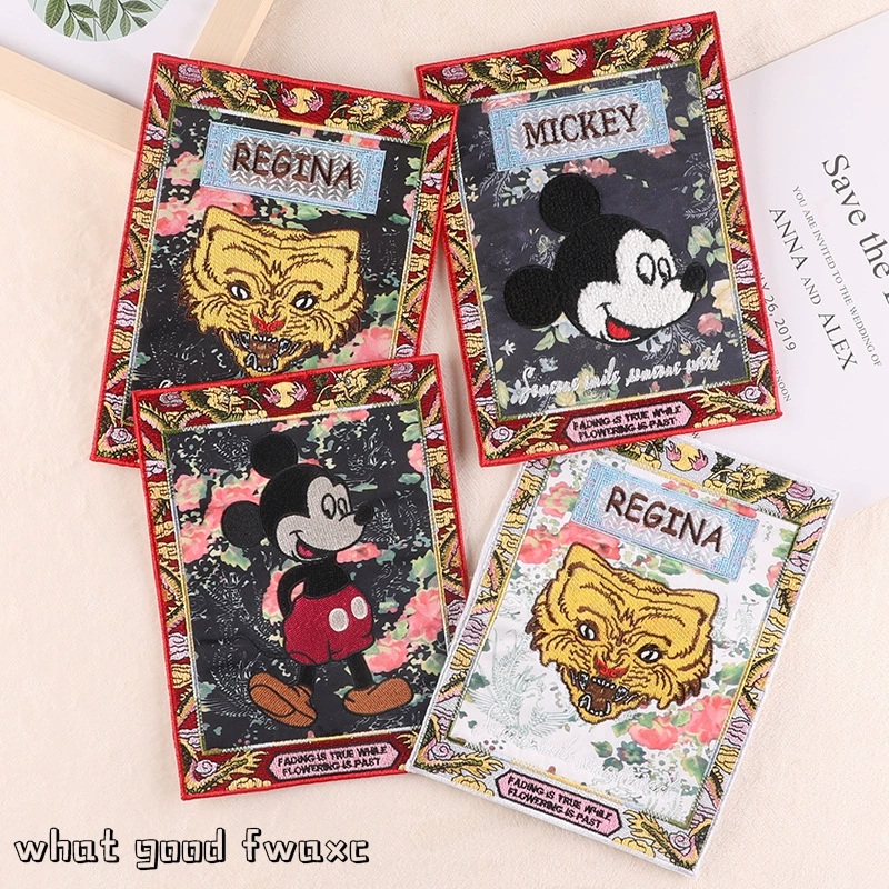 Laptop, badge, cartoon sweatshirt, bag accessory, patch, with embroidery