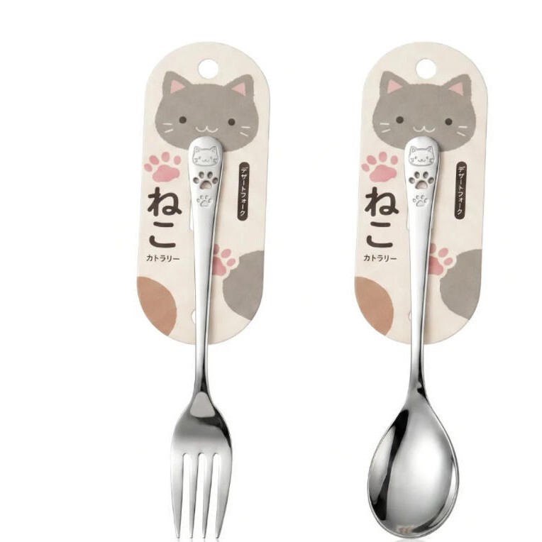 Japanese Imported Echo Stainless Steel Dessert Spoon Fork Ice Cream Scoop Yogurt Spoon Cake Spoon Small Spoon Japanese Imported Echo Stainless Steel Dessert Spoon Fork Ice Cream Scoop Yogurt Spoon Cake Spoon Small Spoon