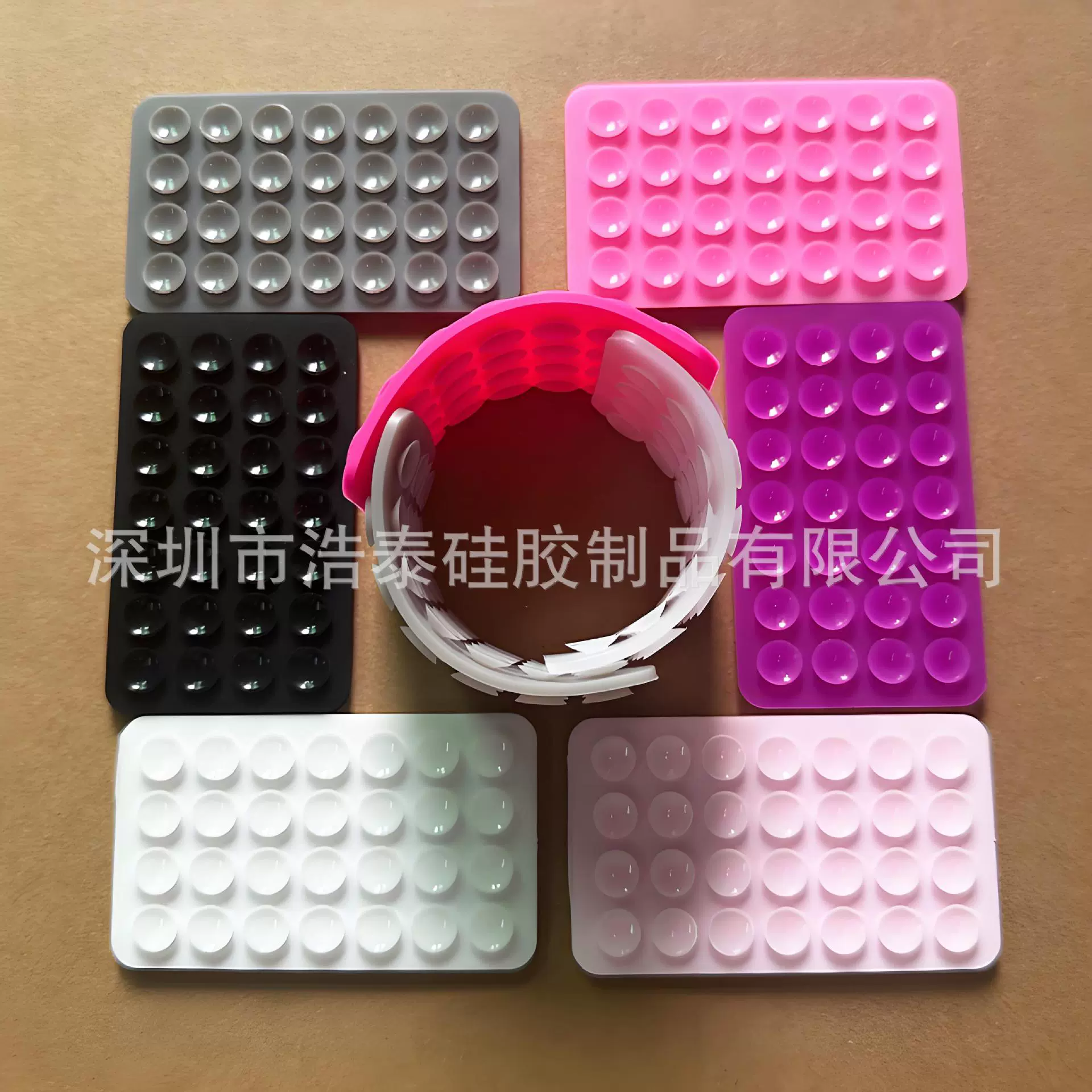 (Cross-border trading), double-sided silicone square phone holder, storage system, increased thickness