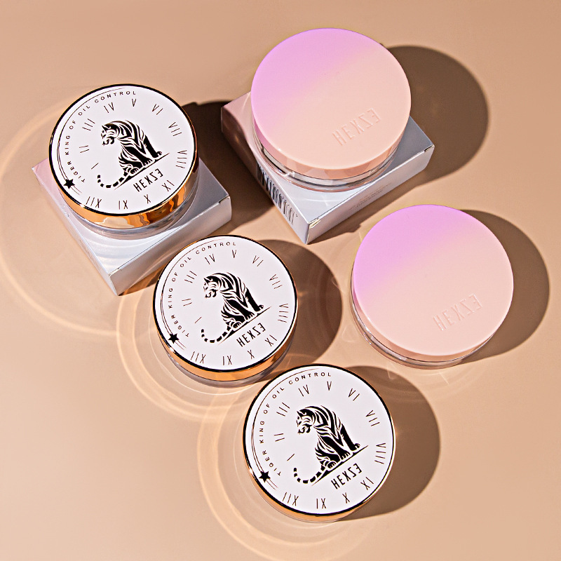 Han Xizhen Oil Tiger Loose Powder Air Honey Powder Setting Powder for Women Long-Lasting Concealer to Brighten Skin and Refine Contouring Han Xizhen Oil Tiger Loose Powder Air Honey Powder Setting Powder for Women Long-Lasting Concealer to Brighten Skin and Refine Contouring