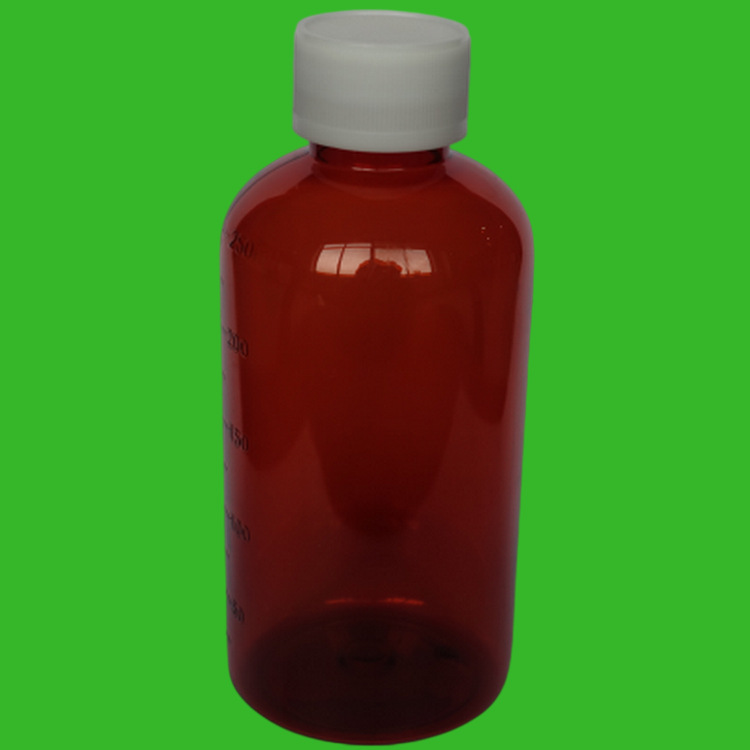 厂家直销250mlPET药用塑料瓶刻度瓶 液体糖浆瓶
