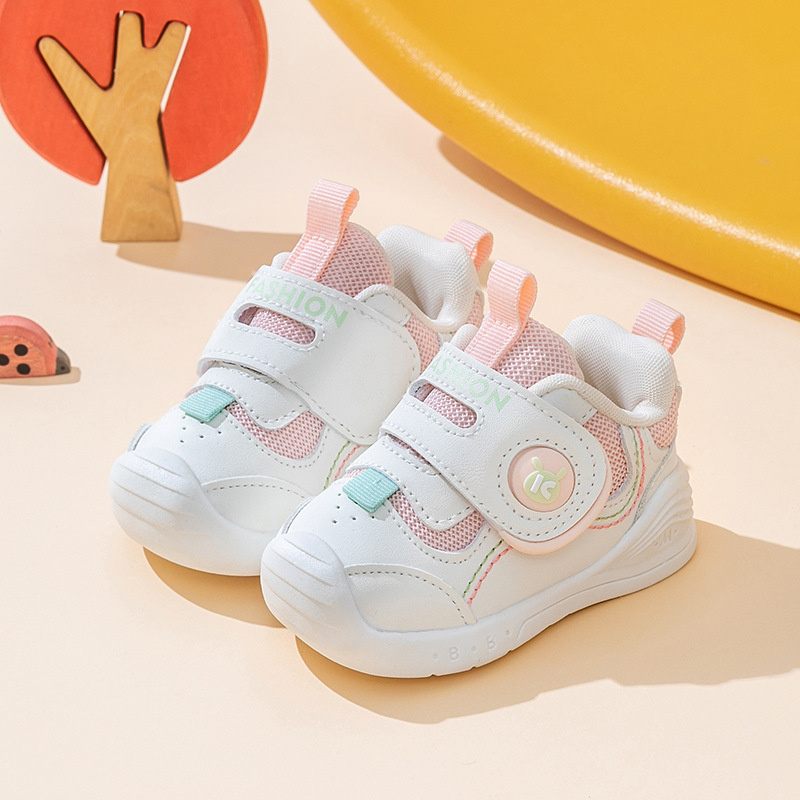 Zapatos de bebé zapatos para niños zapatillas de deporte de los hombres zapatos funcionales 2023 otoño nuevo bebé zapatos de niño de fondo suave zapatos transpirables de una sola capa de las mujeres