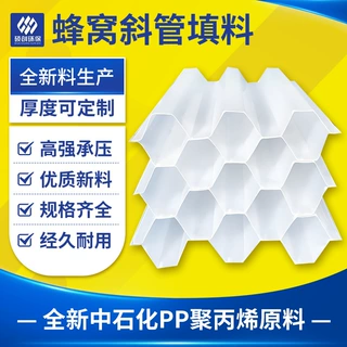 PP六角蜂窝斜管填料全新加厚自来水厂沉淀池污水处理专用斜板环保