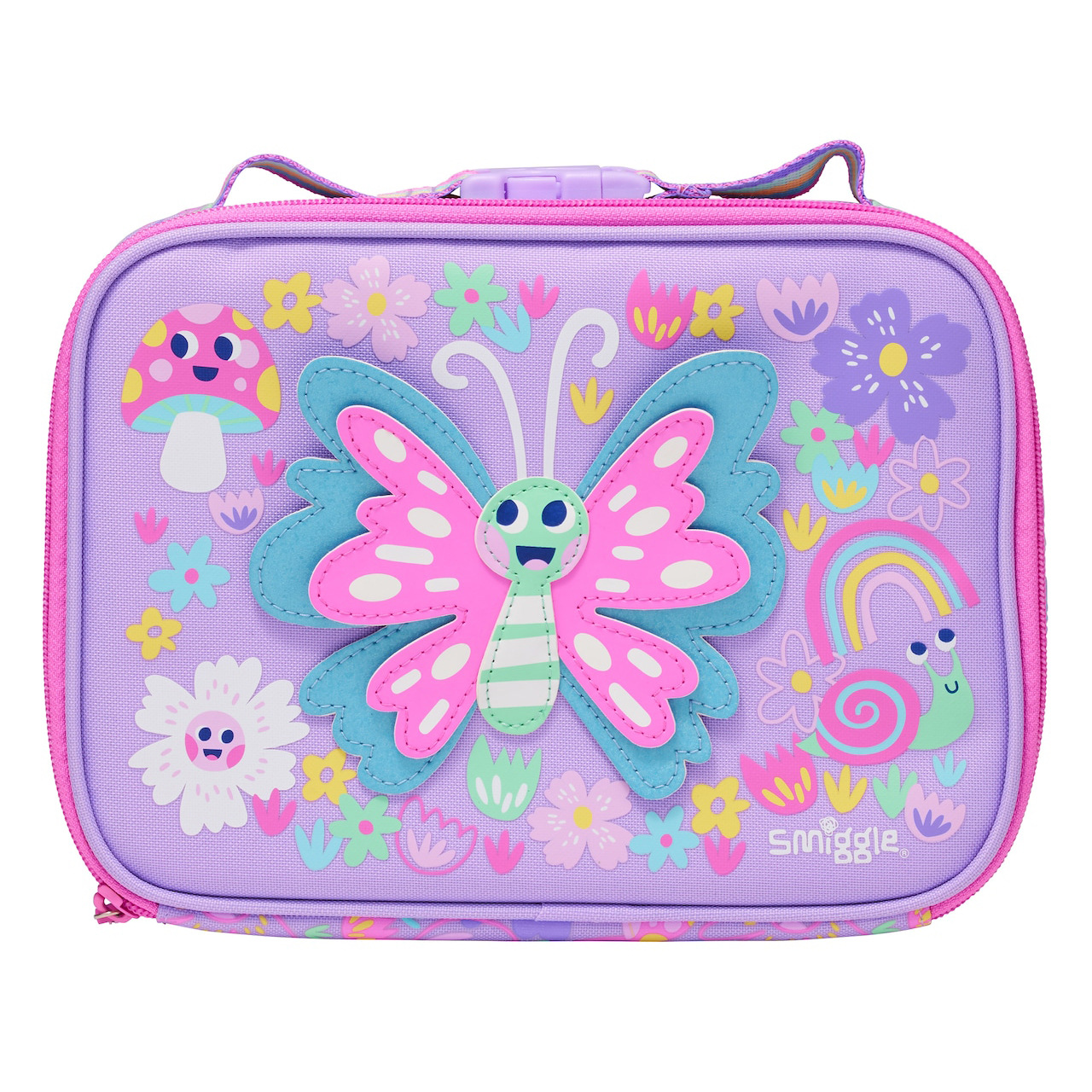 Australia smiggle doble capa Bento bolso caja de almuerzo niños de la escuela primaria BOLSA DE AISLAMIENTO impermeable bolsa de almuerzo grande