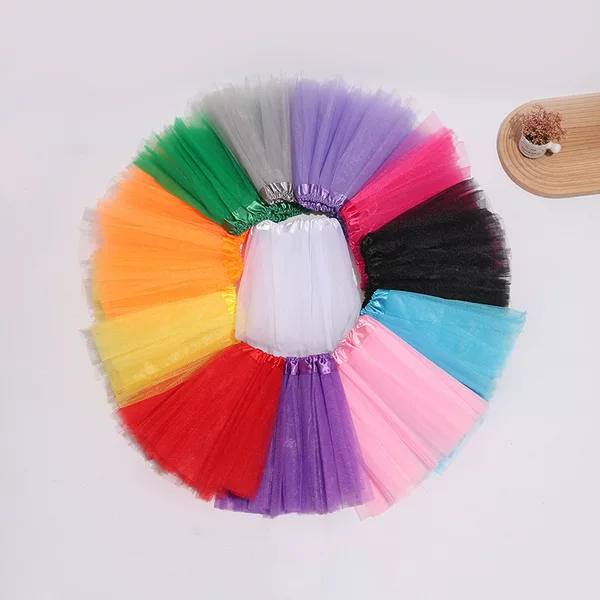 Children's three-layer six-piece mesh skirt pettiskirt performance clothing AliExpress Amazon wholesale