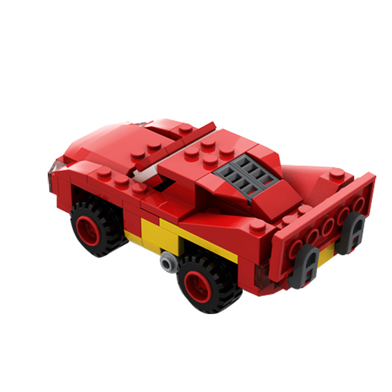 Moc-139587 Cars-Flash Mcqueen Building Block Toy Compatible with Lego Small Particles Dropshipping