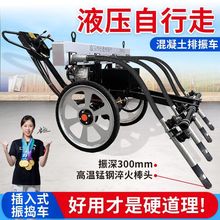 混凝土手推式自行走排振车高频振捣车水泥振动一体机震动棒排震机