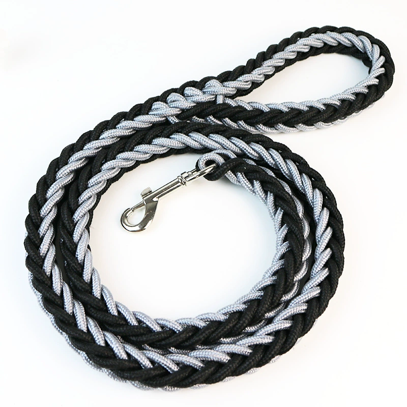 Поводок для собак (JINJIA) 8-нитевой косичка из верёвки, длина 1,3 м × 5 см, прочный для средних и крупных собак